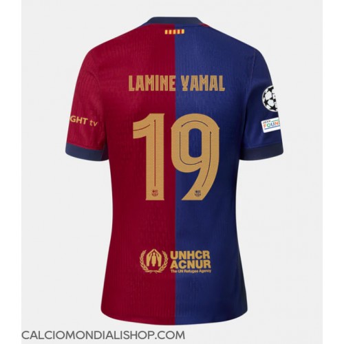 Maglie da calcio Barcelona Lamine Yamal #19 Prima Maglia 2024-25 Manica Corta